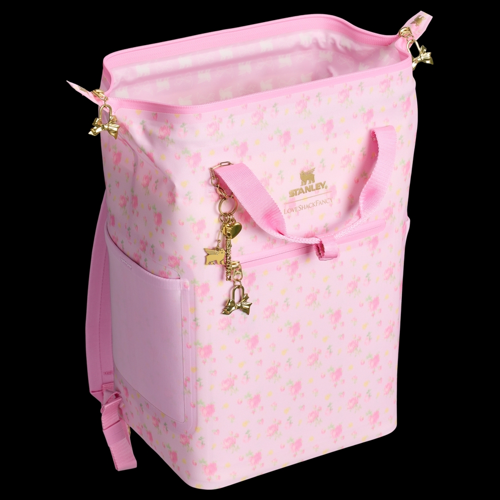 Loveshackfancy Pink Floral Backpack - image 2